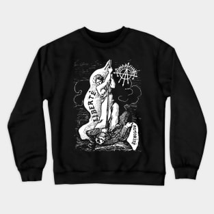 Anarchaos - Illustration Front / Logo Back Crewneck Sweatshirt